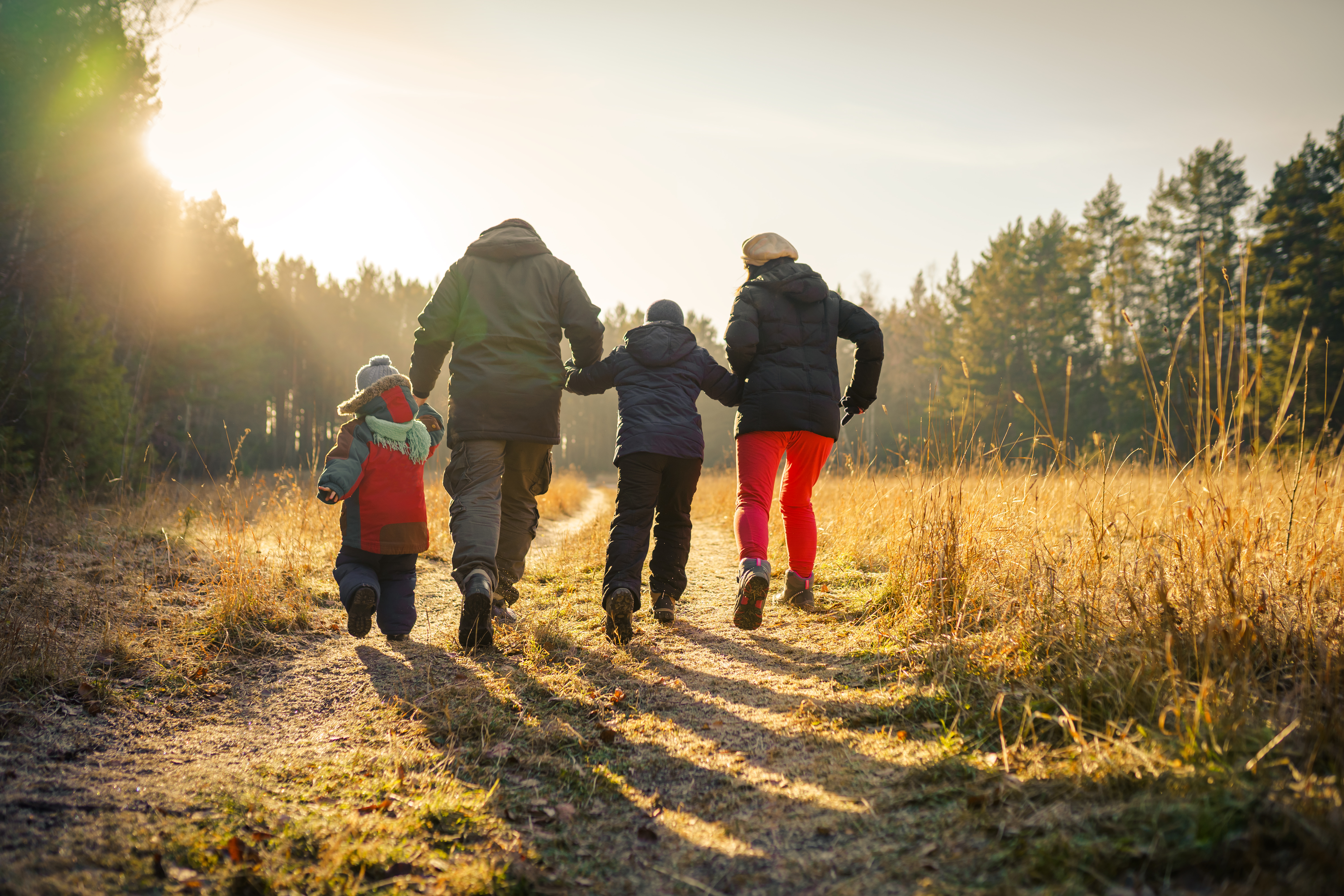 winter family field