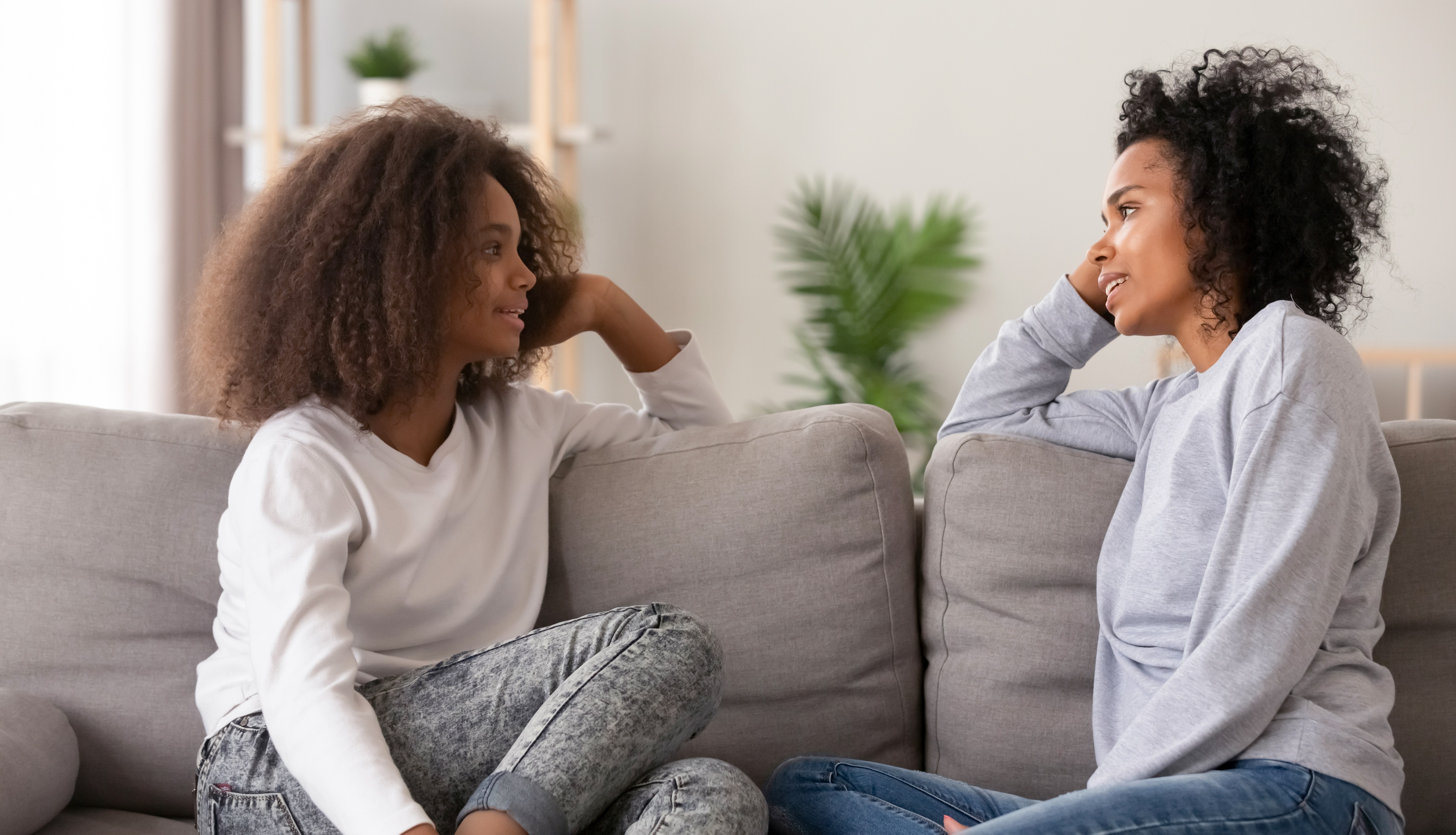 mother daughter teen talk conversation mental health family connection sleep nutrition self esteem