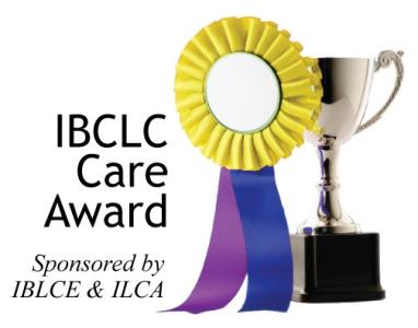 IBCLC award image